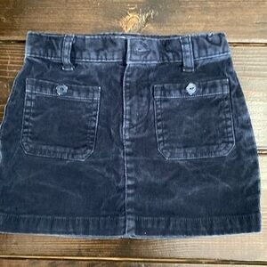 Navy Blue corduroy skirt